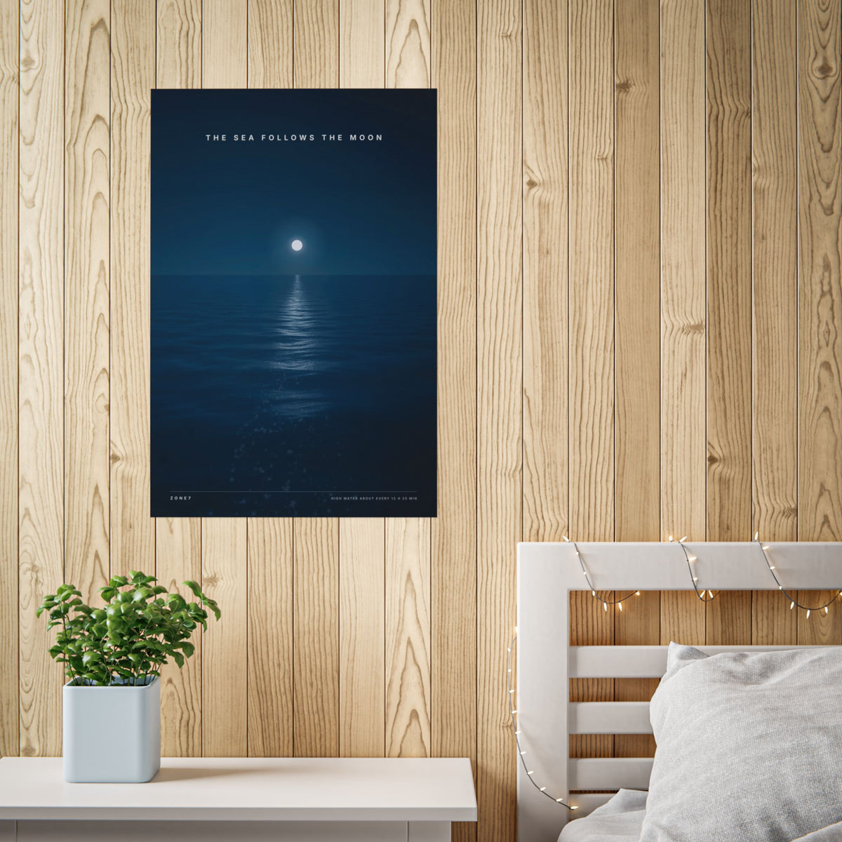The Sea Follows The Moon Poster