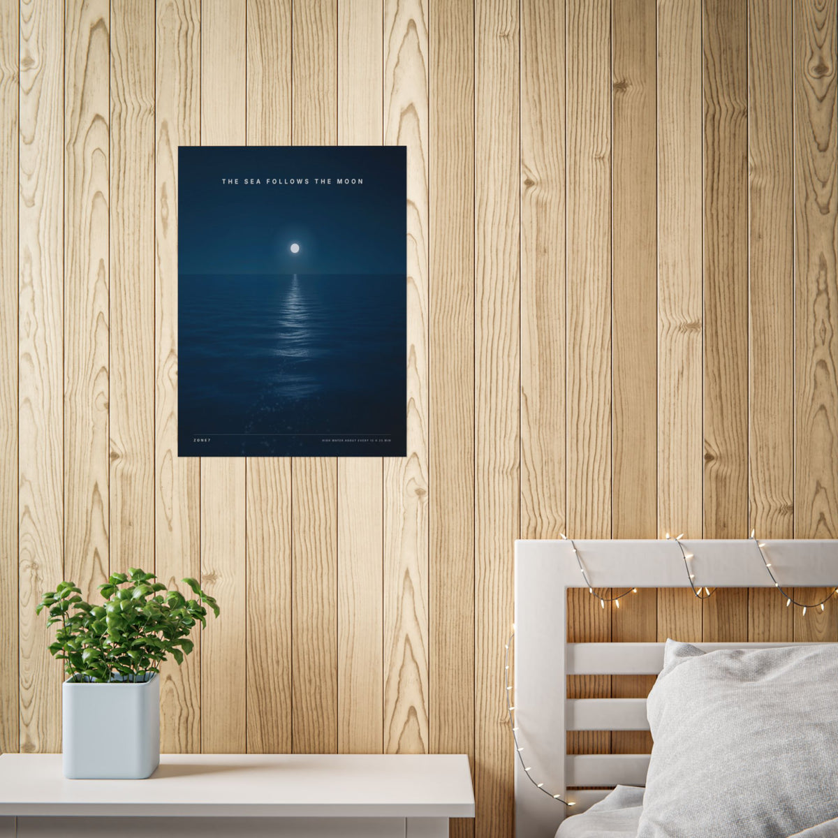 The Sea Follows The Moon Poster