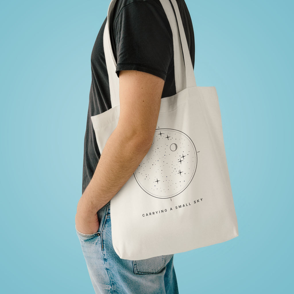 Carrying A Small Sky Tote