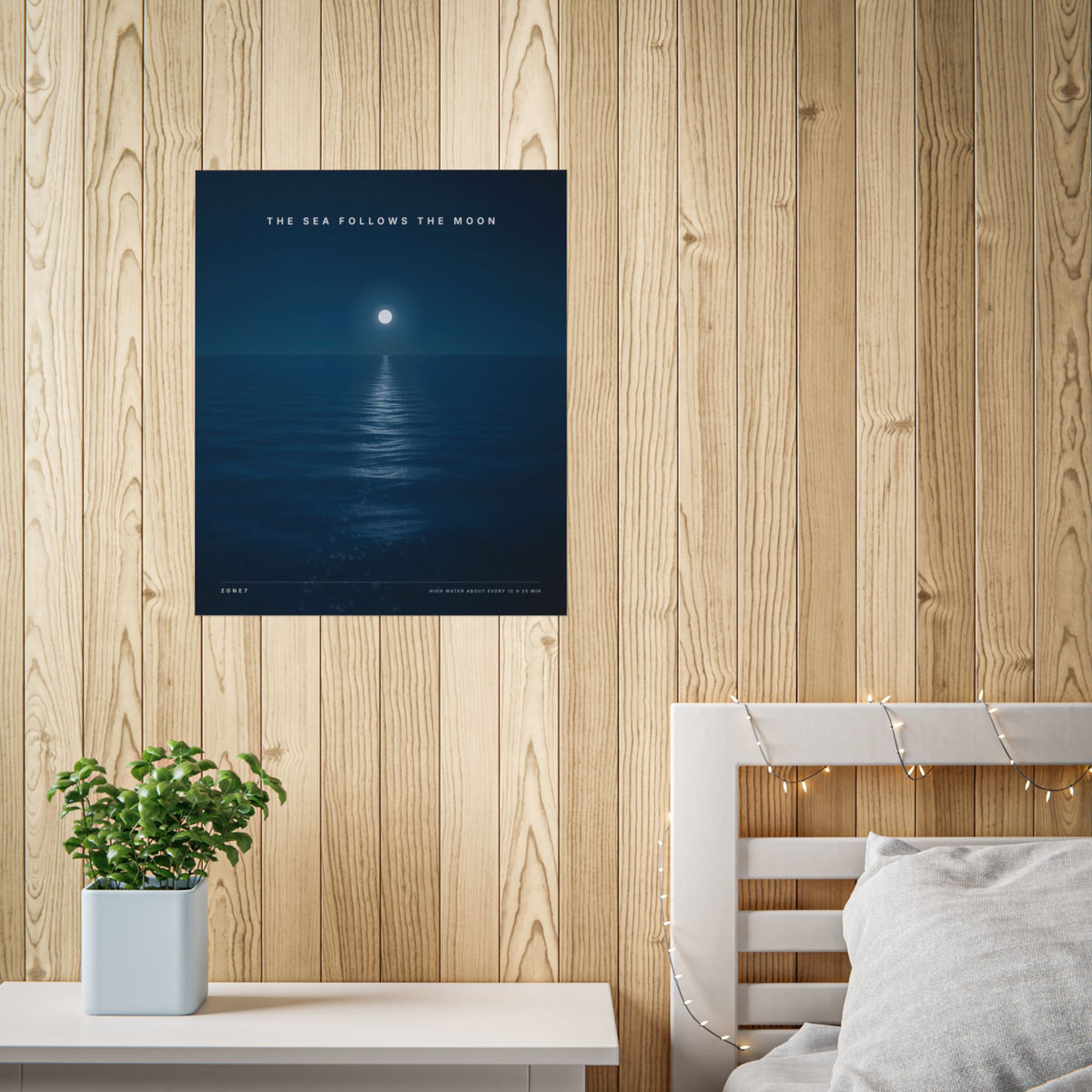 The Sea Follows The Moon Poster