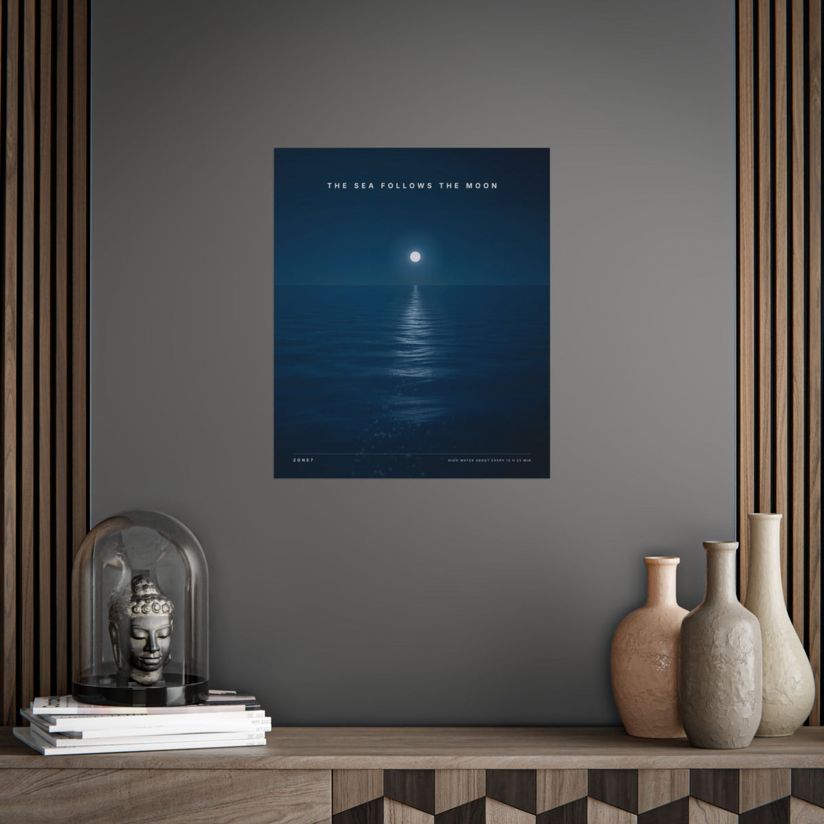 The Sea Follows The Moon Poster