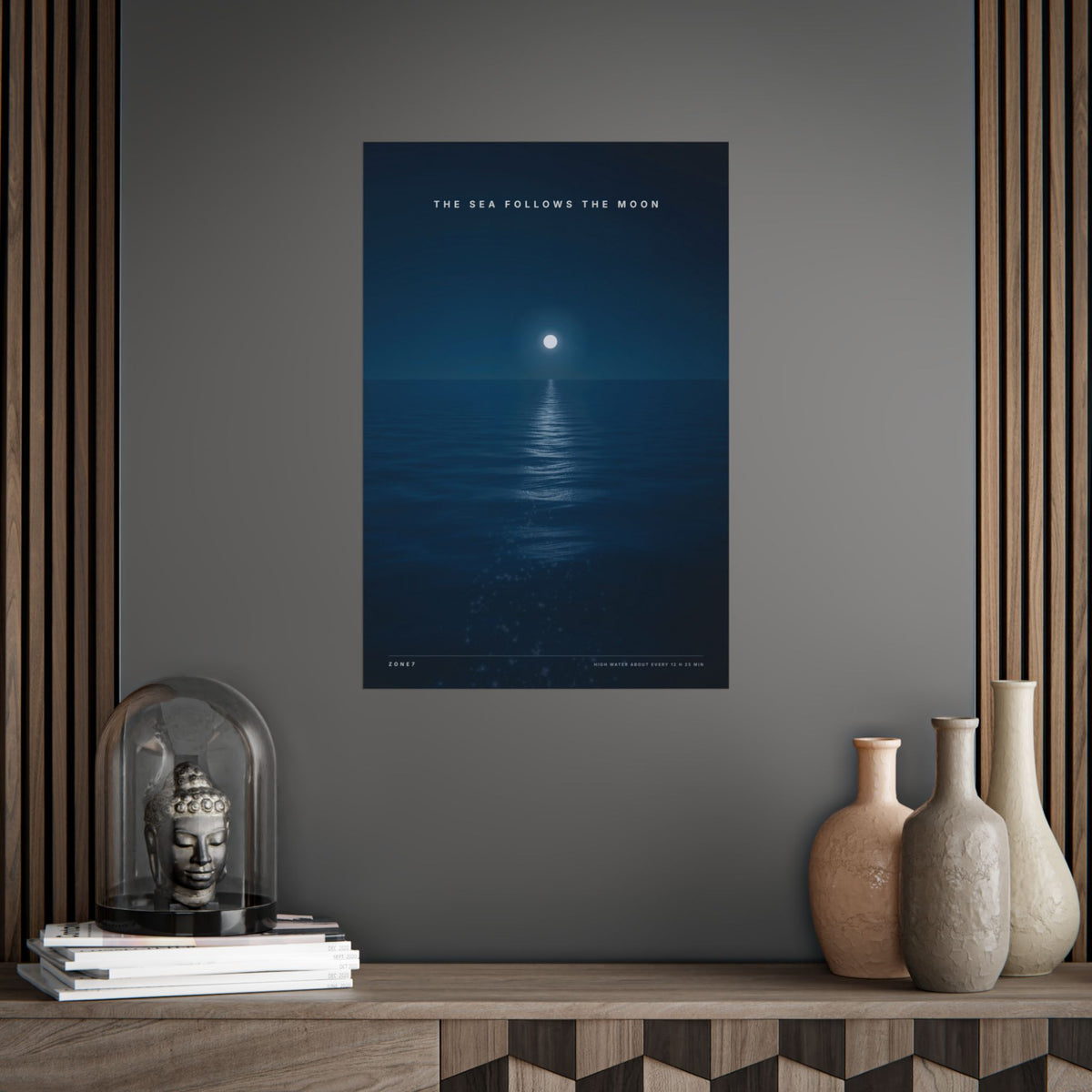 The Sea Follows The Moon Poster