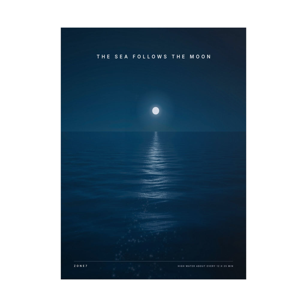 The Sea Follows The Moon Poster
